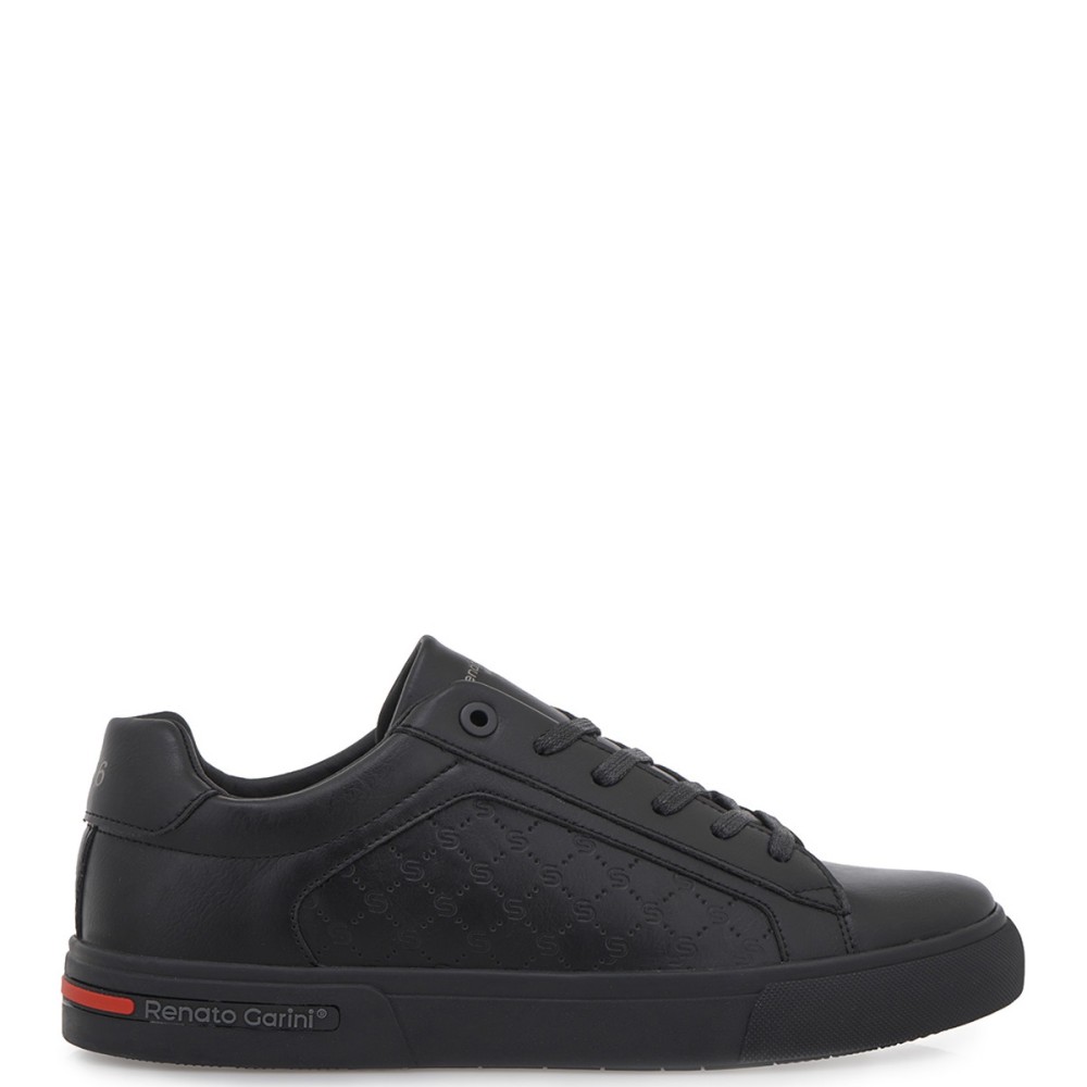 RENATO GARINI</br>Ανδρικά Sneakers Μαύρο/Μαύρο Στάμπα ENZO-240 Renato Garini RENATO GARINI</br>Ανδρικά Sneakers Μαύρο/Μαύρο Στάμπα ENZO-240 Renato Garini