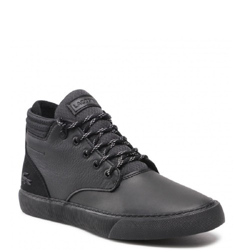 Ανδρικά Μποτάκια Μαύρο Δέρμα Waterproof ESPARGE CHUKKA 0320 1 CMA 7-40CMA002002H Lacoste