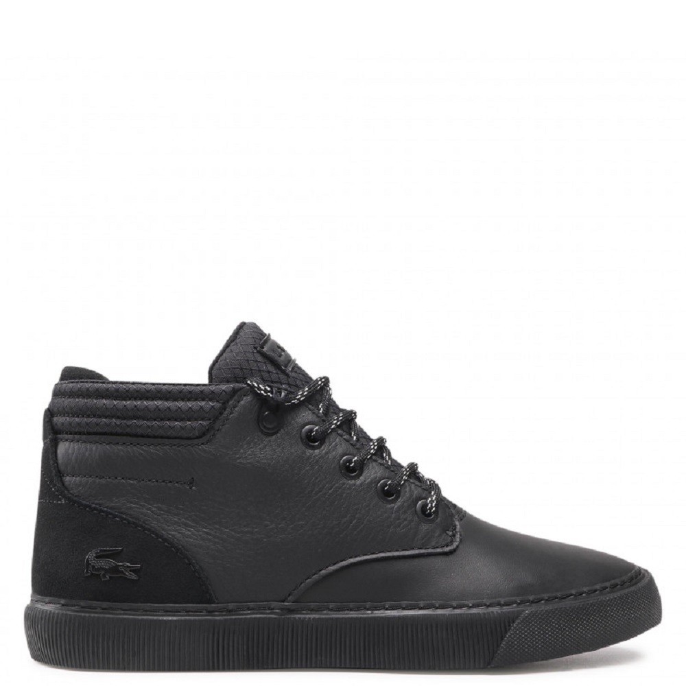 LACOSTE</br>Ανδρικά Μποτάκια Μαύρο Δέρμα Waterproof ESPARGE CHUKKA 0320 1 CMA 7-40CMA002002H Lacoste