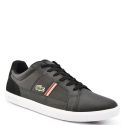 Ανδρικά Sneakers Μαύρο/Κόκκινο Δέρμα EUROPA 319 1 SMA 7-38SMA00171B5 Lacoste