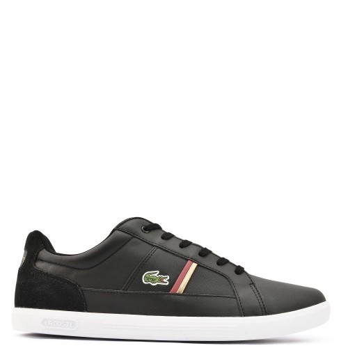 Ανδρικά Sneakers Μαύρο/Κόκκινο Δέρμα EUROPA 319 1 SMA 7-38SMA00171B5 Lacoste Ανδρικά Sneakers Μαύρο/Κόκκινο Δέρμα EUROPA 319 1 SMA 7-38SMA00171B5 Lacoste