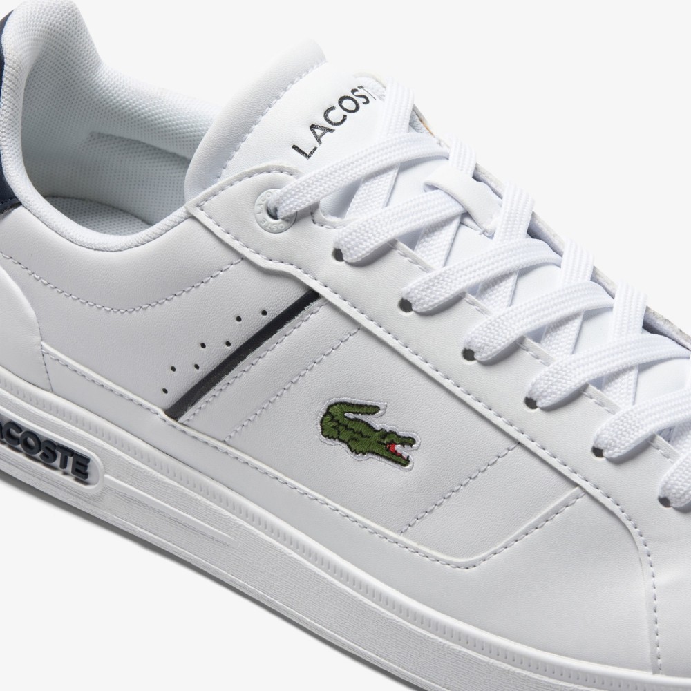 LACOSTE</br>Ανδρικά Sneakers Λευκό Δέρμα EUROPA PRO 745SMA0116042 Lacoste LACOSTE</br>Ανδρικά Sneakers Λευκό Δέρμα EUROPA PRO 745SMA0116042 Lacoste