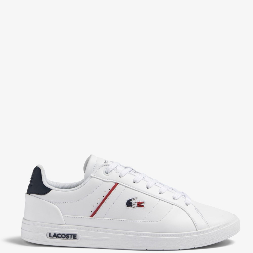 LACOSTE</br>Ανδρικά Sneakers Λευκό/Μπλε/Κόκκινο Δέρμα EUROPA PRO TRI 745SMA0117407 Lacoste LACOSTE</br>Ανδρικά Sneakers Λευκό/Μπλε/Κόκκινο Δέρμα EUROPA PRO TRI 745SMA0117407 Lacoste