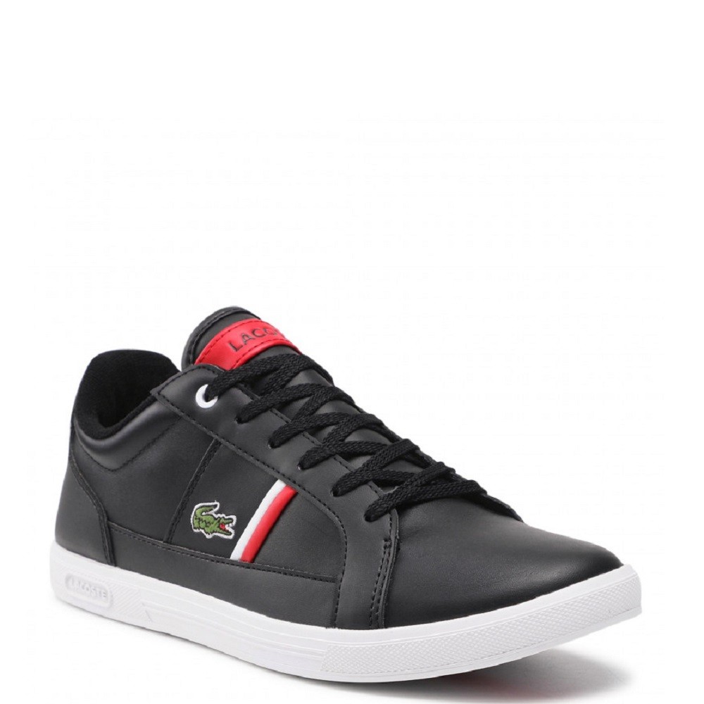 LACOSTE</br>Ανδρικά Sneakers Μαύρο Δέρμα EUROPA 0120 1 SMA 7-40SMA0007312 Lacoste LACOSTE</br>Ανδρικά Sneakers Μαύρο Δέρμα EUROPA 0120 1 SMA 7-40SMA0007312 Lacoste