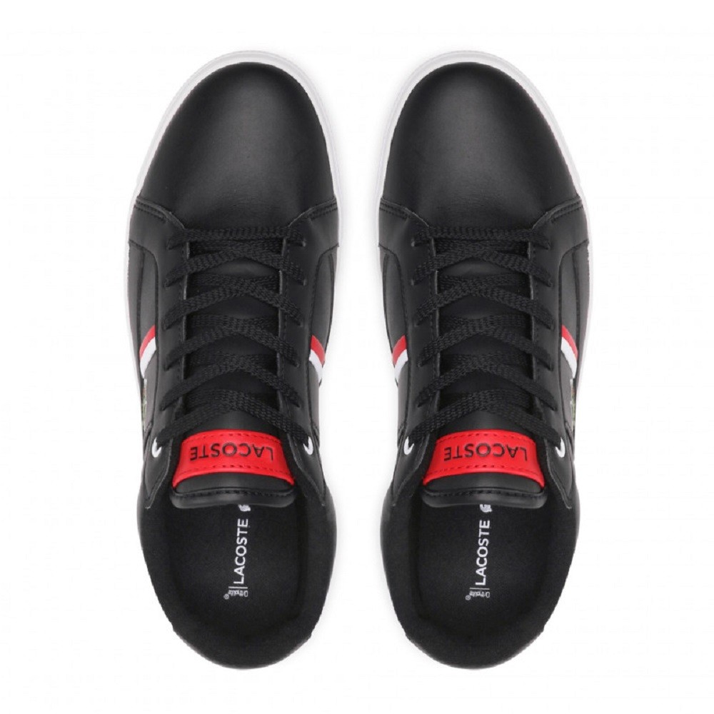 LACOSTE</br>Ανδρικά Sneakers Μαύρο Δέρμα EUROPA 0120 1 SMA 7-40SMA0007312 Lacoste LACOSTE</br>Ανδρικά Sneakers Μαύρο Δέρμα EUROPA 0120 1 SMA 7-40SMA0007312 Lacoste