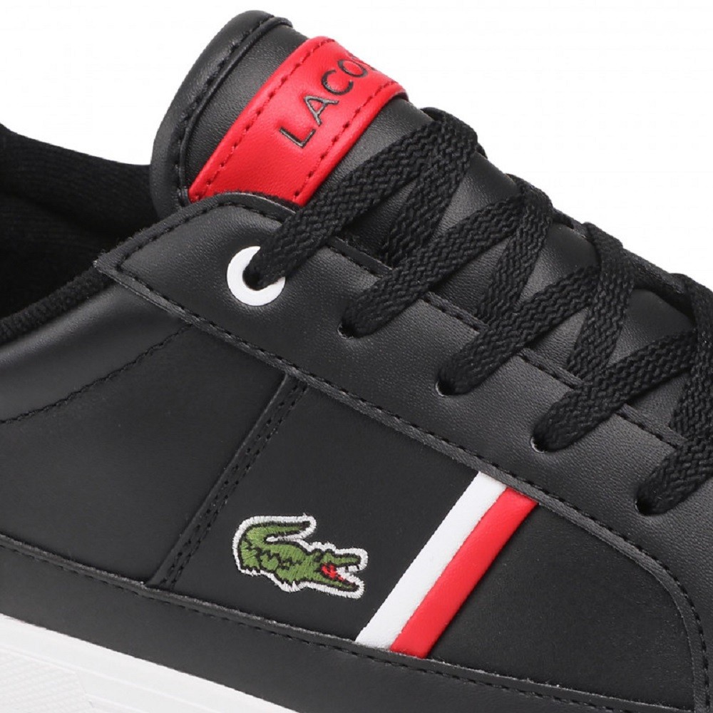 LACOSTE</br>Ανδρικά Sneakers Μαύρο Δέρμα EUROPA 0120 1 SMA 7-40SMA0007312 Lacoste LACOSTE</br>Ανδρικά Sneakers Μαύρο Δέρμα EUROPA 0120 1 SMA 7-40SMA0007312 Lacoste