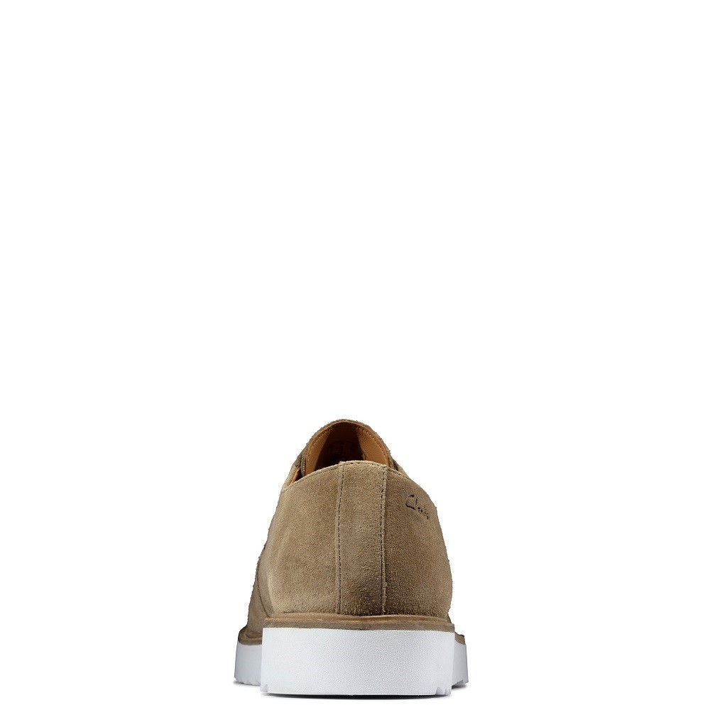 CLARKS</br>Ανδρικά Δετά Παπούτσια Μπεζ Suede ERNEST WALK Clarks CLARKS</br>Ανδρικά Δετά Παπούτσια Μπεζ Suede ERNEST WALK Clarks