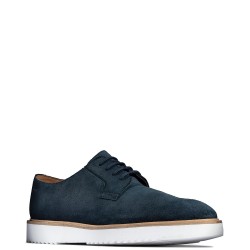 Ανδρικά Δετά Παπούτσια Μπλε Suede ERNEST WALK Clarks