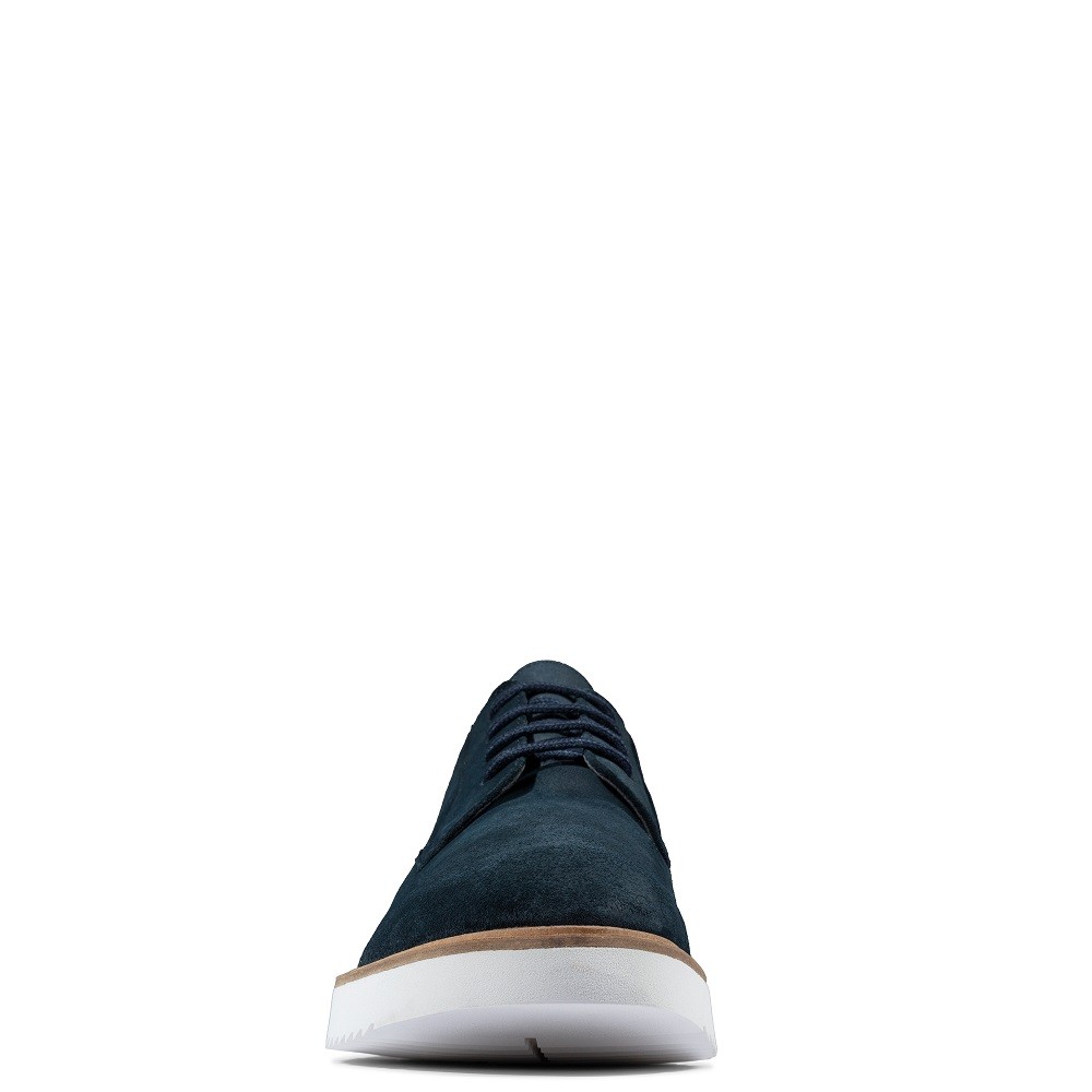 CLARKS</br>Ανδρικά Δετά Παπούτσια Μπλε Suede ERNEST WALK Clarks CLARKS</br>Ανδρικά Δετά Παπούτσια Μπλε Suede ERNEST WALK Clarks