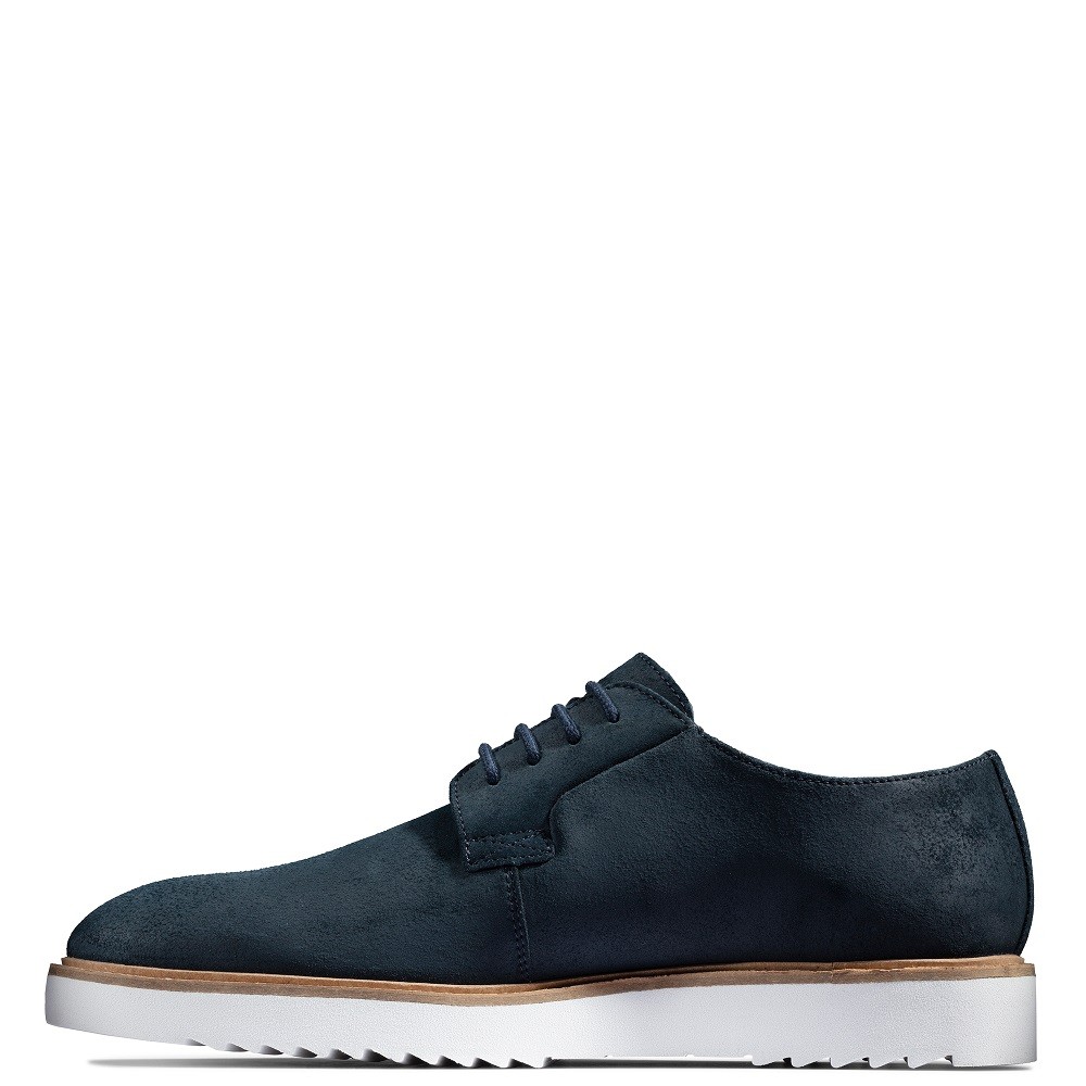 CLARKS</br>Ανδρικά Δετά Παπούτσια Μπλε Suede ERNEST WALK Clarks CLARKS</br>Ανδρικά Δετά Παπούτσια Μπλε Suede ERNEST WALK Clarks
