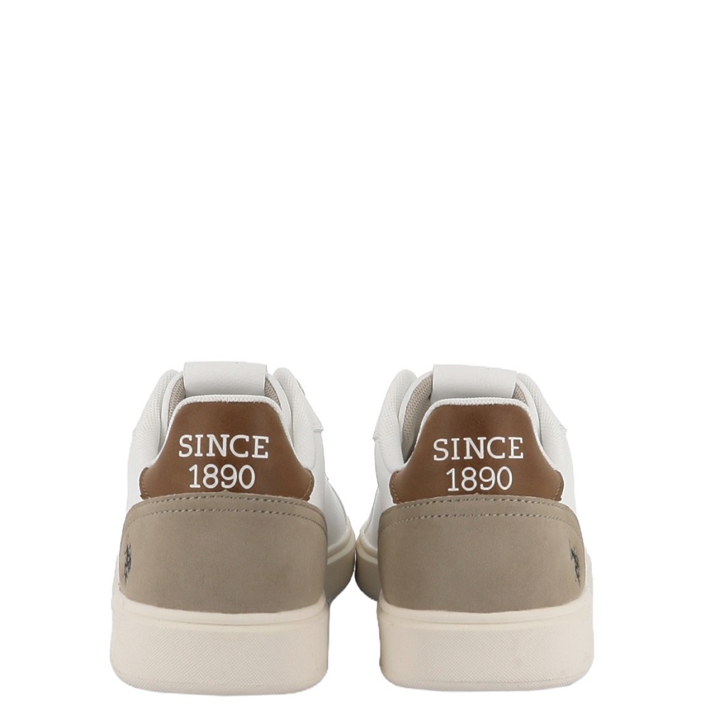 U.S. POLO ASSN.</br>U.S. Polo Assn. FABBRY003-WHI-CUO01 Ανδρικά Sneakers Λευκό/Ταμπά U.S. POLO ASSN.</br>U.S. Polo Assn. FABBRY003-WHI-CUO01 Ανδρικά Sneakers Λευκό/Ταμπά