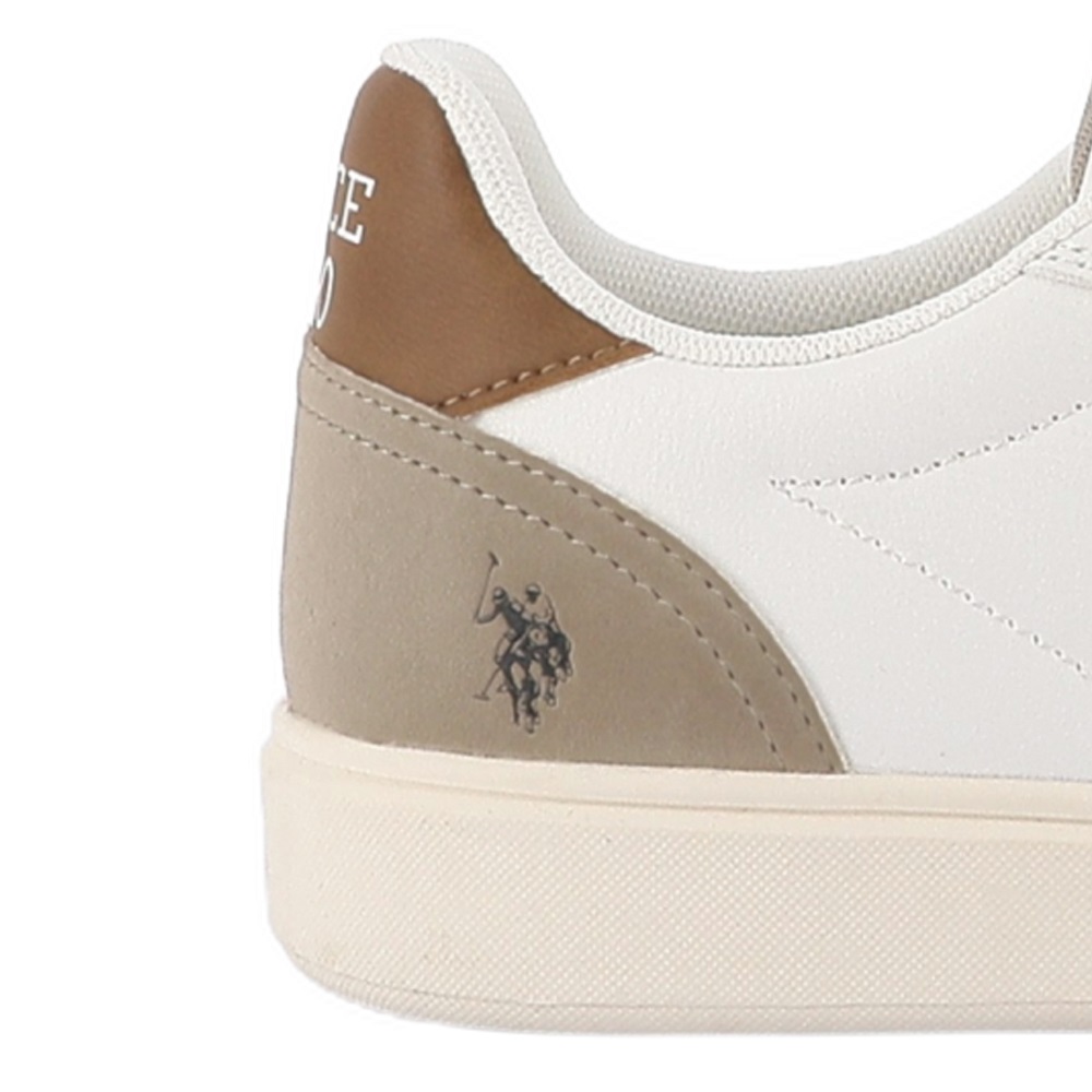 U.S. POLO ASSN.</br>U.S. Polo Assn. FABBRY003-WHI-CUO01 Ανδρικά Sneakers Λευκό/Ταμπά U.S. POLO ASSN.</br>U.S. Polo Assn. FABBRY003-WHI-CUO01 Ανδρικά Sneakers Λευκό/Ταμπά