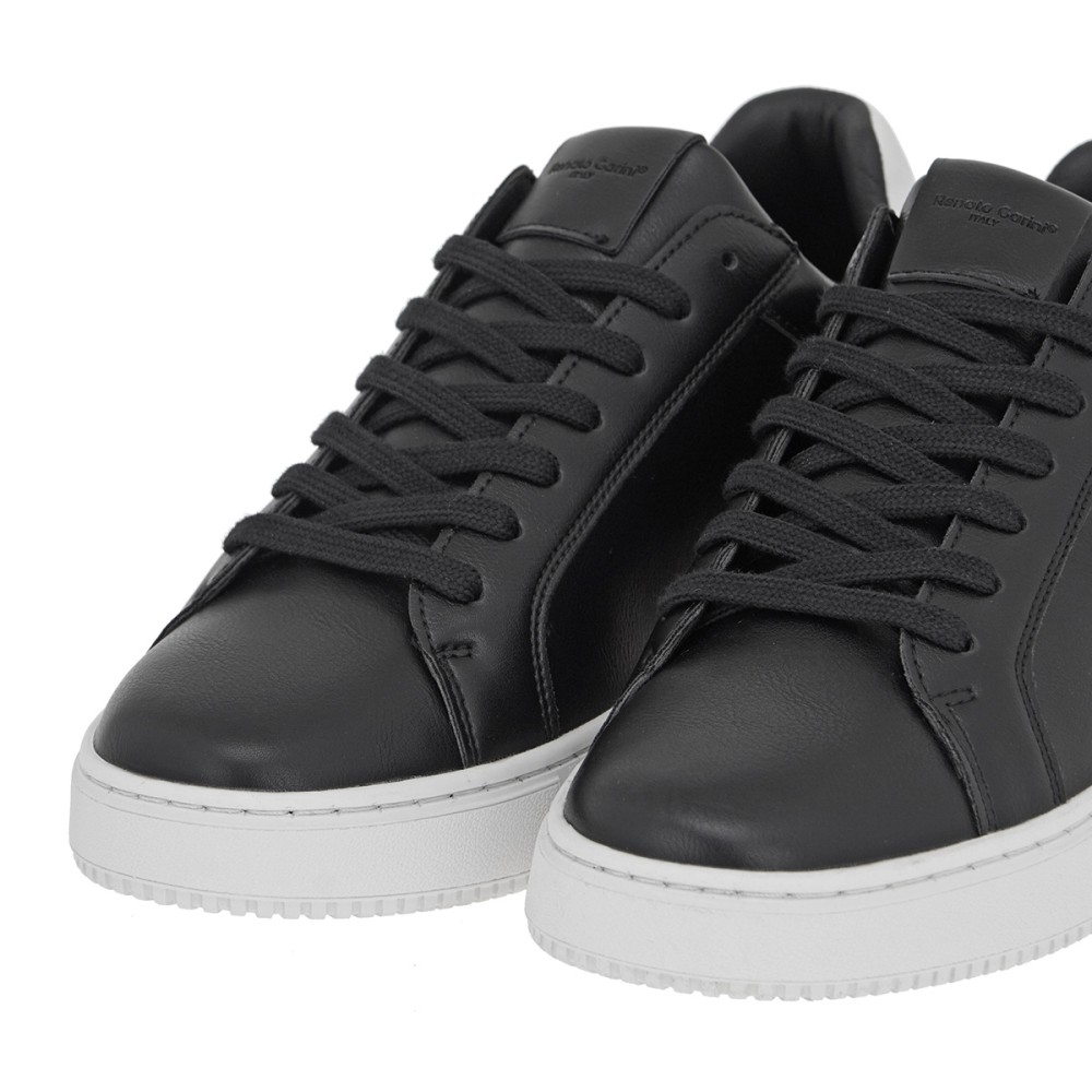 RENATO GARINI</br>Ανδρικά Sneakers Μαύρο/Λευκό FABIO-9-1952-QD Renato Garini RENATO GARINI</br>Ανδρικά Sneakers Μαύρο/Λευκό FABIO-9-1952-QD Renato Garini