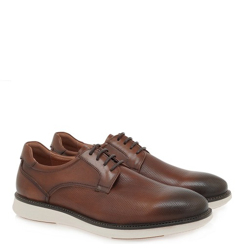 Renato Garini FB283-1 Ανδρικά Δετά Παπούτσια Ταμπά Δέρμα Τρυπητό Renato Garini FB283-1 Ανδρικά Δετά Παπούτσια Ταμπά Δέρμα Τρυπητό