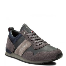 Ανδρικά Sneakers Γκρι Δέρμα FM0FM01123-907 Tommy Hilfiger
