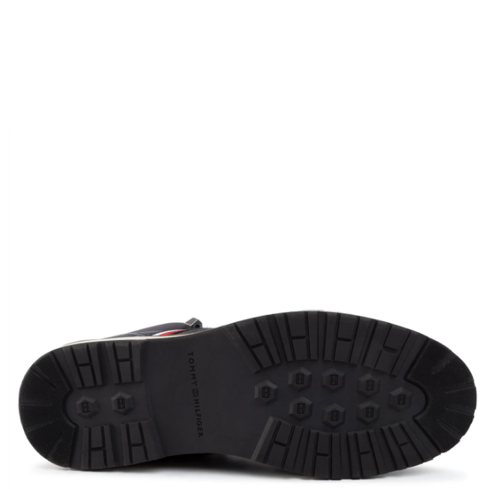 TOMMY HILFIGER</br>Ανδρικά Μποτάκια Μπλε Δέρμα FM0FM02534-CKI Tommy Hilfiger