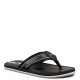 TOMMY HILFIGER</br>Ανδρικές Σαγιονάρες Μαύρο Δέρμα FM0FM03384-BDS Tommy Hilfiger