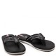 TOMMY HILFIGER</br>Ανδρικές Σαγιονάρες Μαύρο Δέρμα FM0FM03384-BDS Tommy Hilfiger