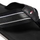 TOMMY HILFIGER</br>Ανδρικές Σαγιονάρες Μαύρο Δέρμα FM0FM03384-BDS Tommy Hilfiger