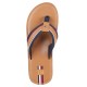 TOMMY HILFIGER</br>Ανδρικές Σαγιονάρες Ταμπά Δέρμα FM0FM03384-GTU Tommy Hilfiger