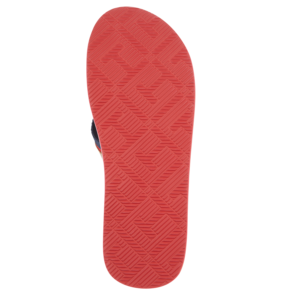 TOMMY HILFIGER</br>Ανδρικές Σαγιονάρες Ταμπά Δέρμα FM0FM03384-GTU Tommy Hilfiger