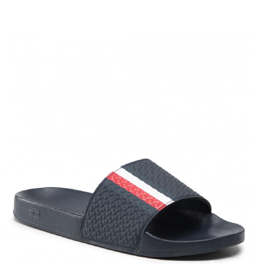 TOMMY HILFIGER</br>Ανδρικές Σαγιονάρες Μπλε FM0FM03975-DW5 Tommy Hilfiger