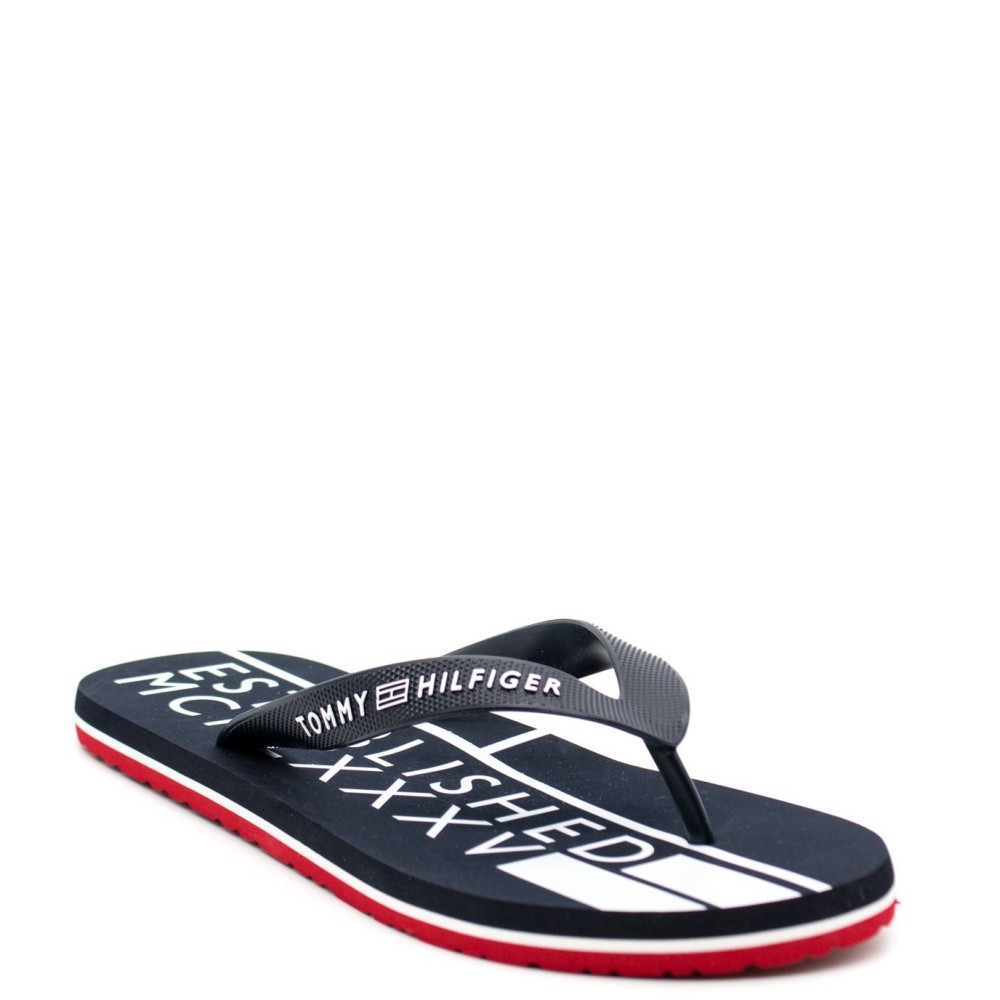 TOMMY HILFIGER</br>Ανδρικές Σαγιονάρες Μπλε FM0FM03984-DW5 Tommy Hilfiger