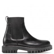 Ανδρικά Μποτάκια Μαύρο Δέρμα Chelsea FM0FM04186-BDS Tommy Hilfiger