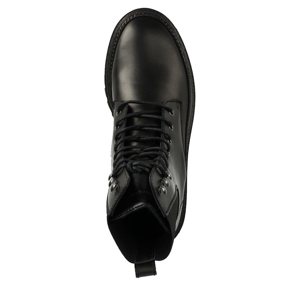 TOMMY HILFIGER</br>Ανδρικά Μποτάκια Μαύρο Δέρμα FM0FM04187-BDS Tommy Hilfiger TOMMY HILFIGER</br>Ανδρικά Μποτάκια Μαύρο Δέρμα FM0FM04187-BDS Tommy Hilfiger