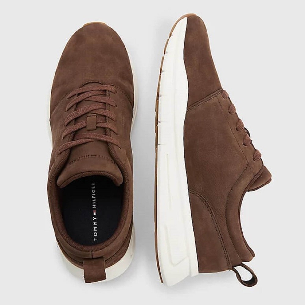 TOMMY HILFIGER</br>Ανδρικά Sneakers Καφέ Δέρμα FM0FM04213-GT6 Tommy Hilfiger TOMMY HILFIGER</br>Ανδρικά Sneakers Καφέ Δέρμα FM0FM04213-GT6 Tommy Hilfiger