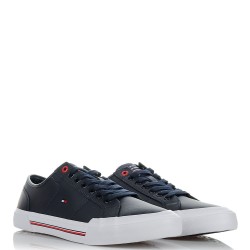 Ανδρικά Sneakers Μπλε Δέρμα FM0FM04561-DW5 Tommy Hilfiger