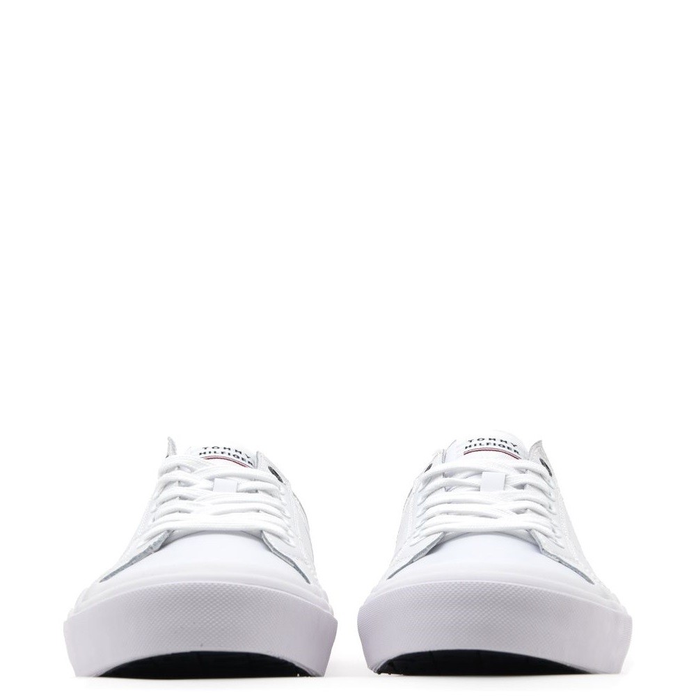 TOMMY HILFIGER</br>Ανδρικά Sneakers Λευκό Δέρμα FM0FM04561-YBS Tommy Hilfiger TOMMY HILFIGER</br>Ανδρικά Sneakers Λευκό Δέρμα FM0FM04561-YBS Tommy Hilfiger