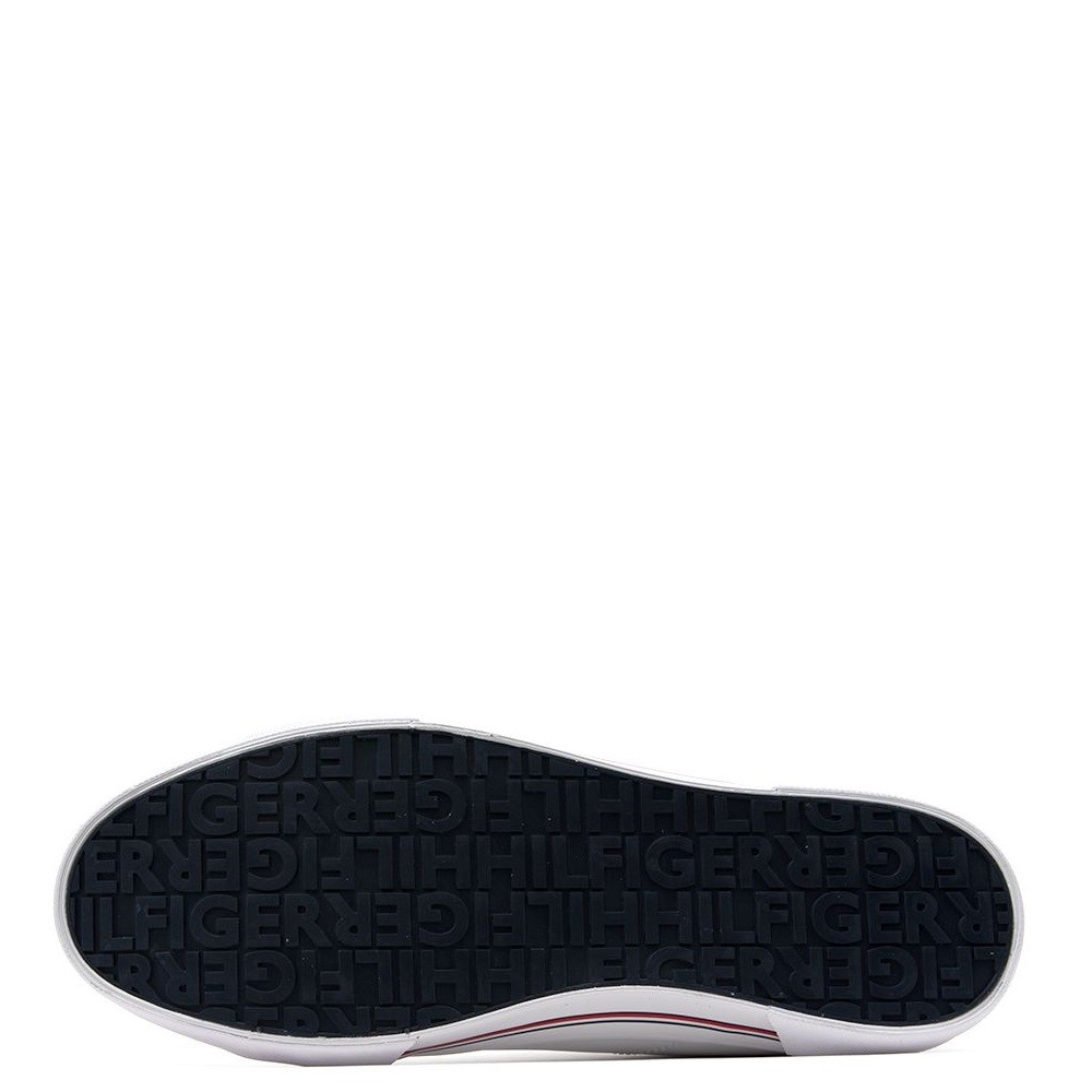 TOMMY HILFIGER</br>Ανδρικά Sneakers Λευκό Δέρμα FM0FM04561-YBS Tommy Hilfiger TOMMY HILFIGER</br>Ανδρικά Sneakers Λευκό Δέρμα FM0FM04561-YBS Tommy Hilfiger
