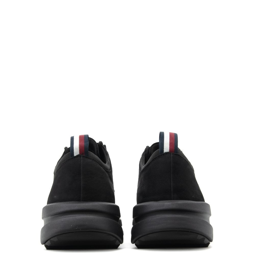TOMMY HILFIGER</br>Ανδρικά Δετά Παπούτσια Μαύρο Casual Nubuck Δέρμα FM0FM04671-BDS Tommy Hilfiger TOMMY HILFIGER</br>Ανδρικά Δετά Παπούτσια Μαύρο Casual Nubuck Δέρμα FM0FM04671-BDS Tommy Hilfiger