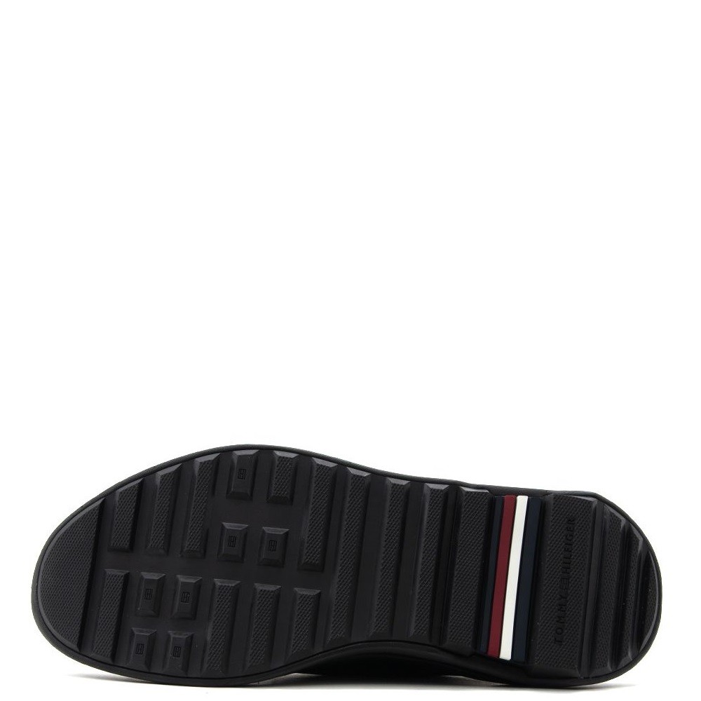TOMMY HILFIGER</br>Ανδρικά Δετά Παπούτσια Μαύρο Casual Nubuck Δέρμα FM0FM04671-BDS Tommy Hilfiger TOMMY HILFIGER</br>Ανδρικά Δετά Παπούτσια Μαύρο Casual Nubuck Δέρμα FM0FM04671-BDS Tommy Hilfiger
