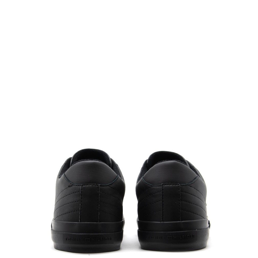 TOMMY HILFIGER</br>Ανδρικά Sneakers Μαύρο Δέρμα FM0FM04780-0GQ Tommy Hilfiger TOMMY HILFIGER</br>Ανδρικά Sneakers Μαύρο Δέρμα FM0FM04780-0GQ Tommy Hilfiger