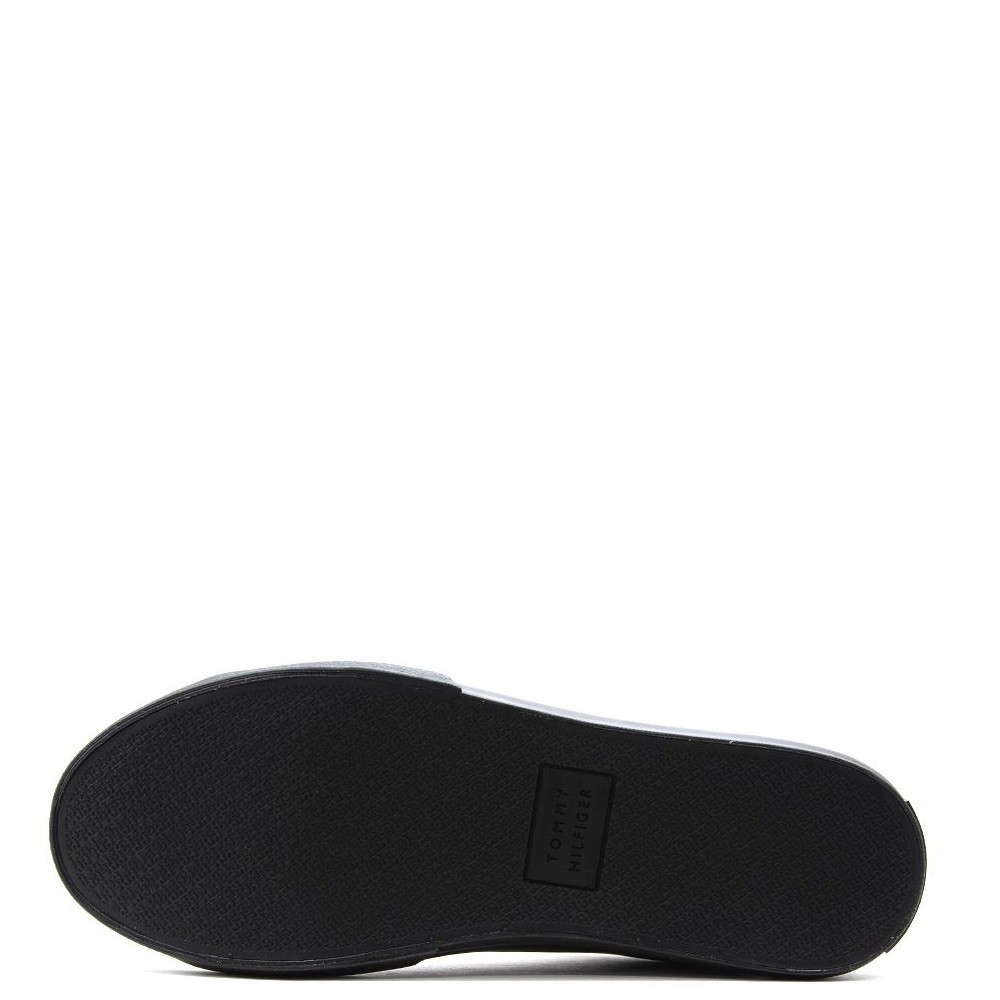 TOMMY HILFIGER</br>Ανδρικά Sneakers Μαύρο Δέρμα FM0FM04780-0GQ Tommy Hilfiger TOMMY HILFIGER</br>Ανδρικά Sneakers Μαύρο Δέρμα FM0FM04780-0GQ Tommy Hilfiger