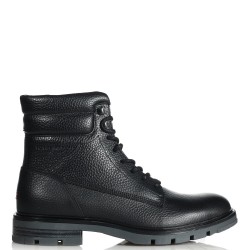 TOMMY HILFIGER</br>Ανδρικά Μποτάκια Μαύρο Δέρμα FM0FM04802-BDS Tommy Hilfiger