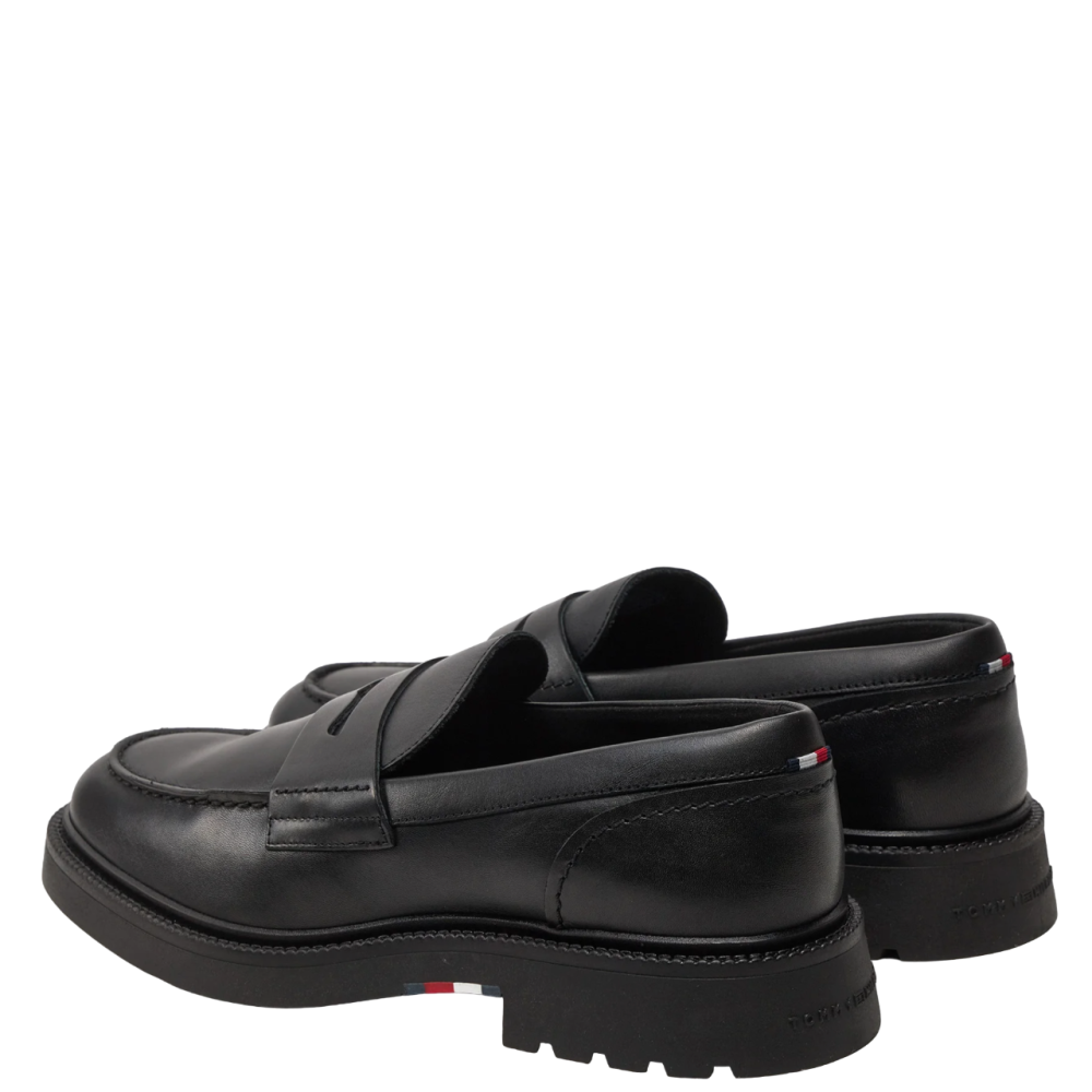 TOMMY HILFIGER</br>Ανδρικά Μοκασίνια Μαύρο Δέρμα FM0FM05089-BDS Tommy Hilfiger TOMMY HILFIGER</br>Ανδρικά Μοκασίνια Μαύρο Δέρμα FM0FM05089-BDS Tommy Hilfiger