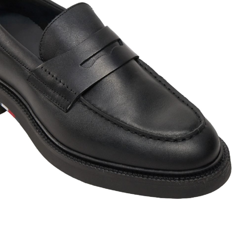 TOMMY HILFIGER</br>Ανδρικά Μοκασίνια Μαύρο Δέρμα FM0FM05089-BDS Tommy Hilfiger TOMMY HILFIGER</br>Ανδρικά Μοκασίνια Μαύρο Δέρμα FM0FM05089-BDS Tommy Hilfiger