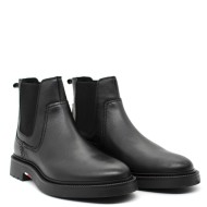 Ανδρικά Μποτάκια Μαύρο Δέρμα Chelsea FM0FM05184-BDS Tommy Hilfiger