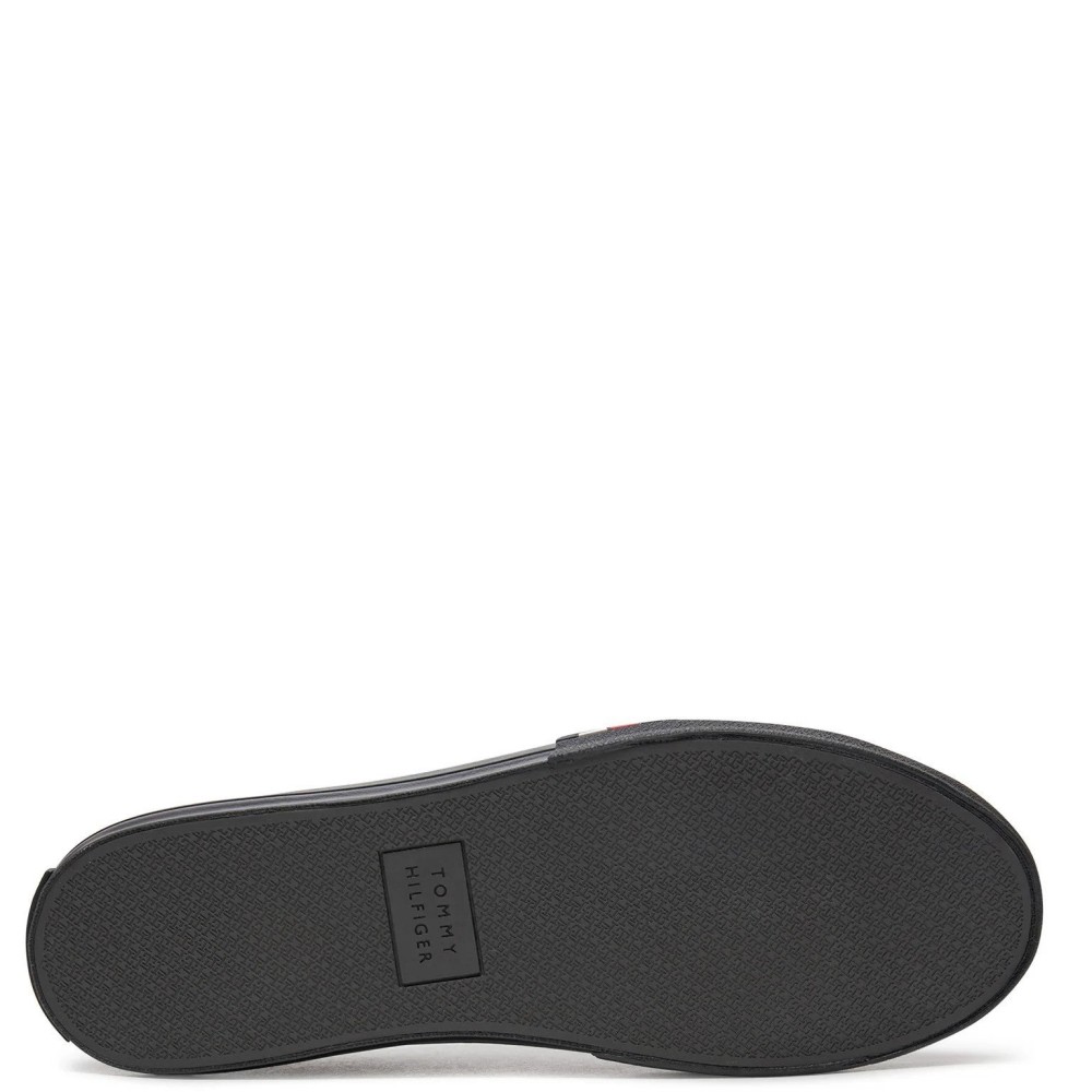 TOMMY HILFIGER</br>Ανδρικά Sneakers Μαύρο Δέρμα FM0FM05201-BDS Tommy Hilfiger TOMMY HILFIGER</br>Ανδρικά Sneakers Μαύρο Δέρμα FM0FM05201-BDS Tommy Hilfiger