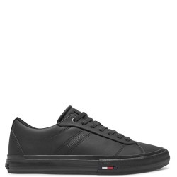 Ανδρικά Sneakers Μαύρο Δέρμα FM0FM05201-BDS Tommy Hilfiger