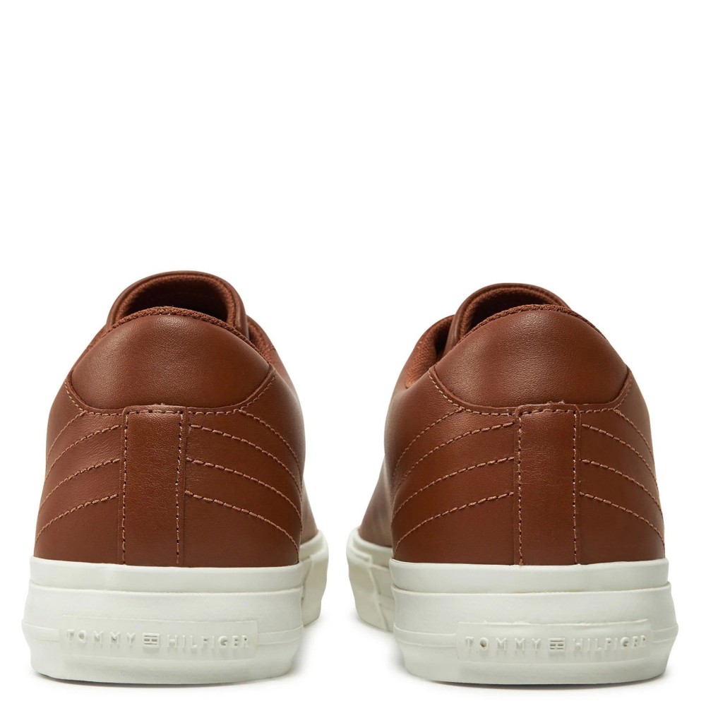 TOMMY HILFIGER</br>Ανδρικά Sneakers Ταμπά Δέρμα FM0FM05203-GVI Tommy Hilfiger TOMMY HILFIGER</br>Ανδρικά Sneakers Ταμπά Δέρμα FM0FM05203-GVI Tommy Hilfiger