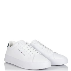 Ανδρικά Sneakers Λευκό/Μπλε Δέρμα FM0FM05297-0LE Tommy Hilfiger