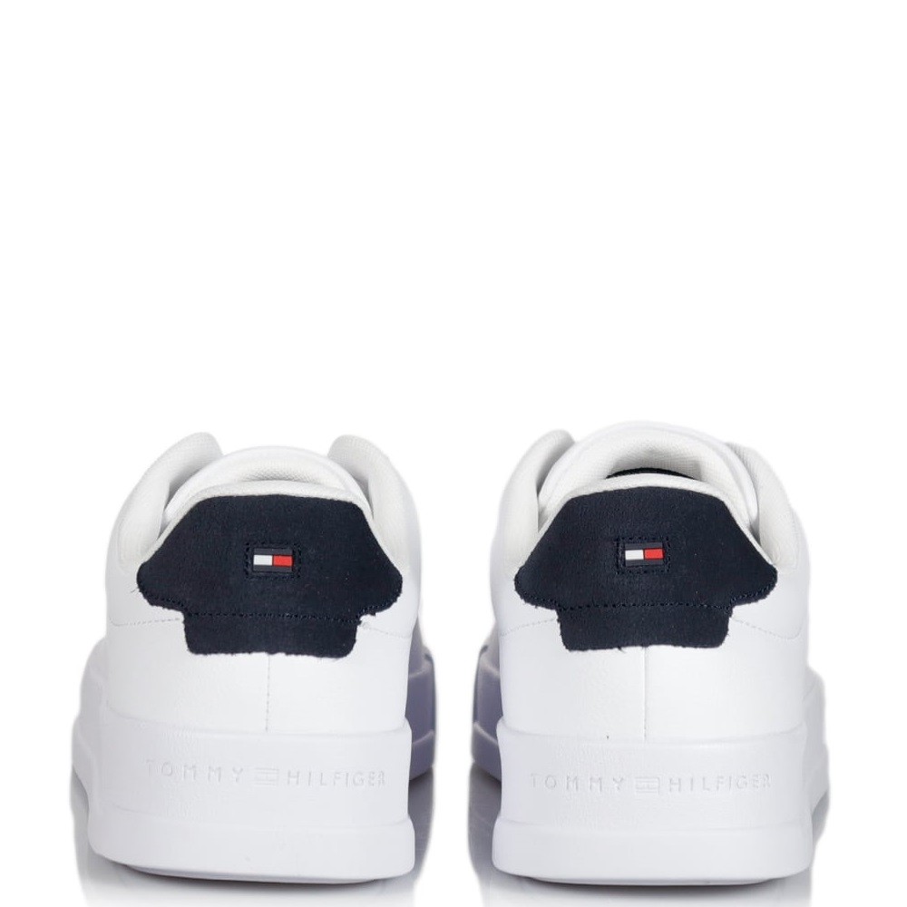 TOMMY HILFIGER</br>Ανδρικά Sneakers Λευκό/Μπλε Δέρμα FM0FM05297-0LE Tommy Hilfiger TOMMY HILFIGER</br>Ανδρικά Sneakers Λευκό/Μπλε Δέρμα FM0FM05297-0LE Tommy Hilfiger