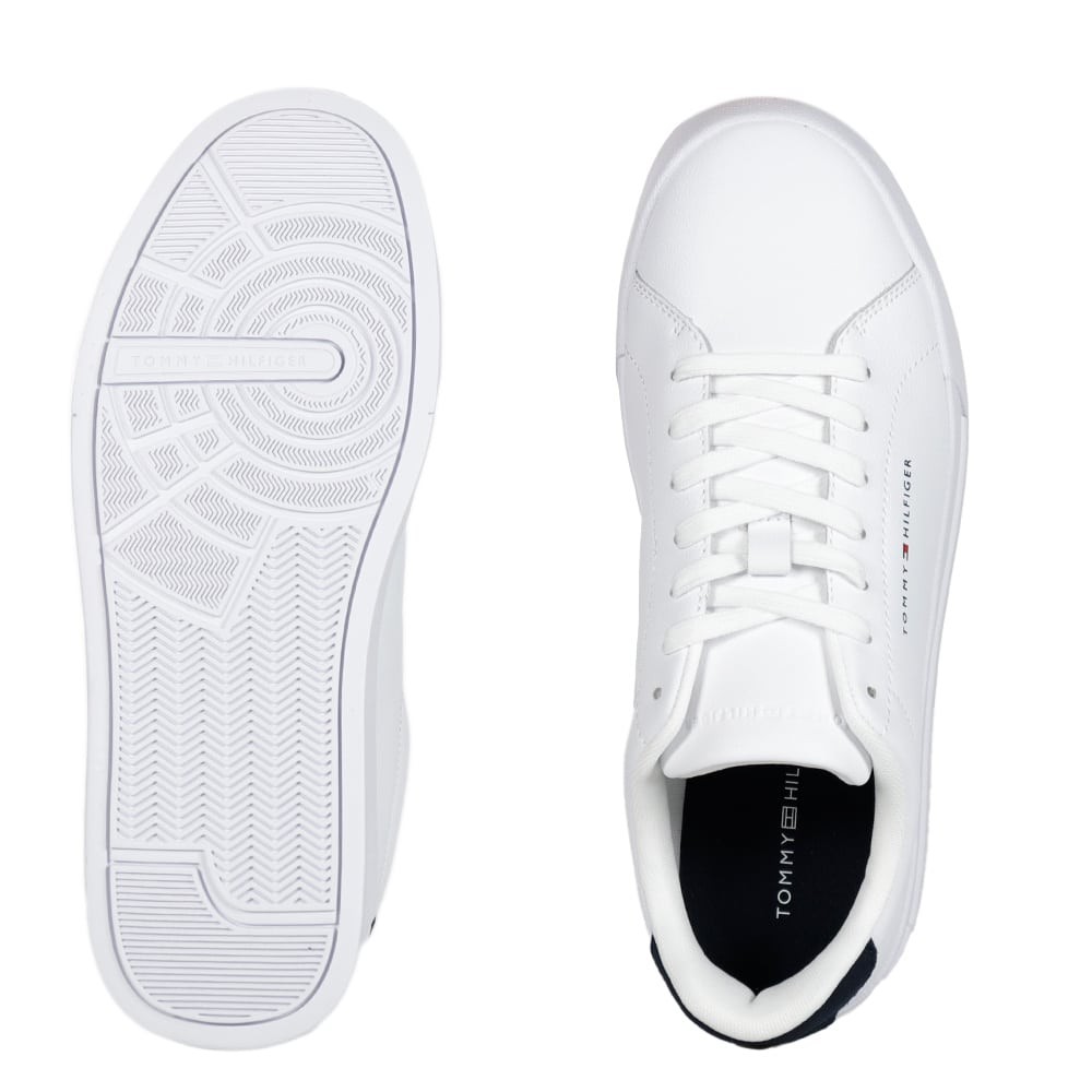 TOMMY HILFIGER</br>Ανδρικά Sneakers Λευκό/Μπλε Δέρμα FM0FM05297-0LE Tommy Hilfiger TOMMY HILFIGER</br>Ανδρικά Sneakers Λευκό/Μπλε Δέρμα FM0FM05297-0LE Tommy Hilfiger