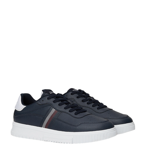 Ανδρικά Sneakers Μπλε Δέρμα FM0FM05300-DW5 Tommy Hilfiger Ανδρικά Sneakers Μπλε Δέρμα FM0FM05300-DW5 Tommy Hilfiger