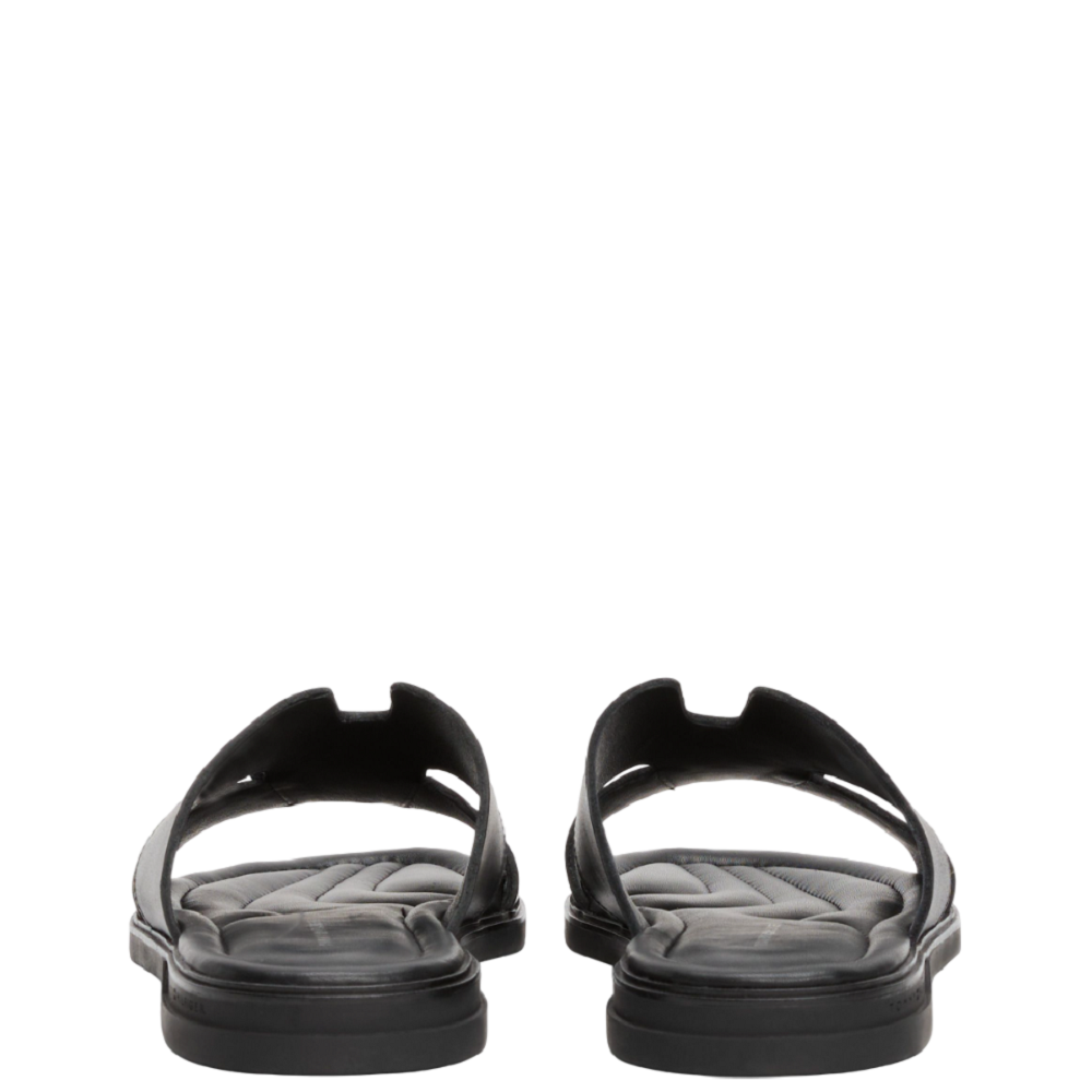 TOMMY HILFIGER</br>Ανδρικές Παντόφλες Μαύρο Δέρμα FM0FM05357-BDS Tommy Hilfiger TOMMY HILFIGER</br>Ανδρικές Παντόφλες Μαύρο Δέρμα FM0FM05357-BDS Tommy Hilfiger