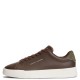 TOMMY HILFIGER</br>Tommy Hilfiger Court Core Leather Detail Essential FM0FM05367-0HH Ανδρικά Sneakers Καφέ Δέρμα TOMMY HILFIGER</br>Tommy Hilfiger Court Core Leather Detail Essential FM0FM05367-0HH Ανδρικά Sneakers Καφέ Δέρμα